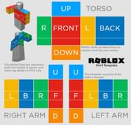A shirt template (Image via Roblox)